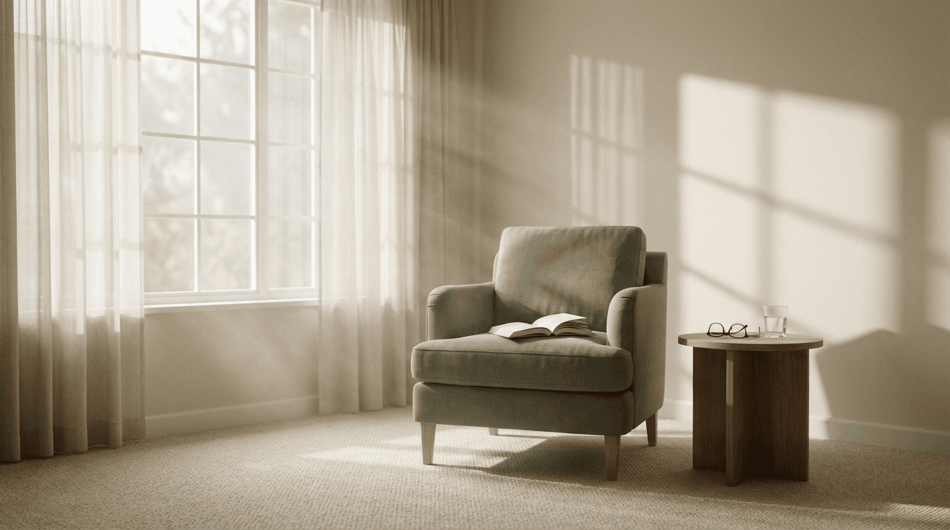 Neighbor sharing time and presence with an older adult