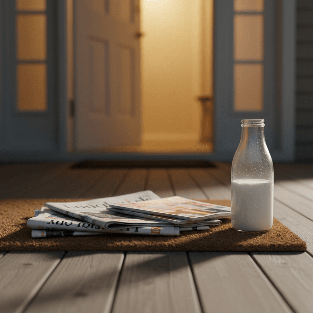 Delivering groceries to a neighbor